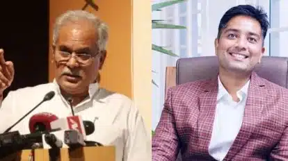 ED raids on the premises of former Chhattisgarh CM Bhupesh Baghel's son, action taken at 15 places